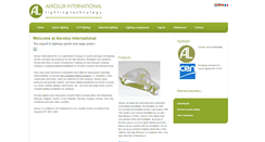 Desktop Screenshot of aerolux.com