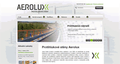 Desktop Screenshot of aerolux.cz