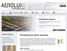 Tablet Screenshot of aerolux.cz